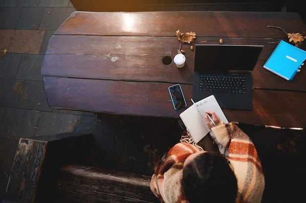 A person sitting at a desk, carefully reviewing documents and using a laptop to search for trademarks in a database. The scene is brightly lit, emphasizing the detail-oriented nature of the work.
