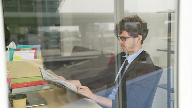 A person confidently submitting a neatly organized application package at a government office window, showcasing the submission process for support programs.