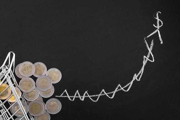 A simple graph illustrating revenue and costs intersecting at the break-even point, with cost lines and revenue lines clearly labeled, set against a backdrop of business analytics tools.