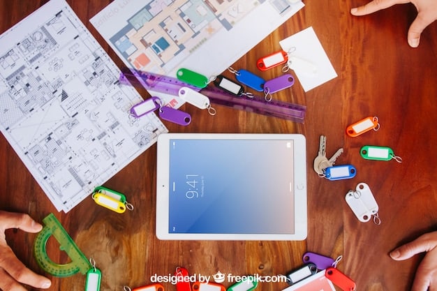 A collage showcasing various digital tools used in HR, such as a laptop displaying an ATS, a mobile phone with a learning app, and a tablet showing performance analytics dashboards.