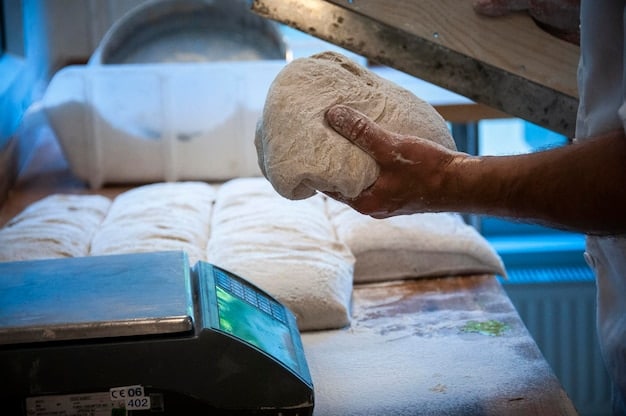 Workers in a Gruma factory operating the machines that produce tortillas and corn flour, all in a modern, clean and efficient environment.