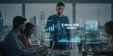 Emprendedor Español: 1M€ en Marketing Digital (2 años) Emprendedor español celebrando el éxito de su negocio de marketing digital con un crecimiento de un millón de euros en dos años.