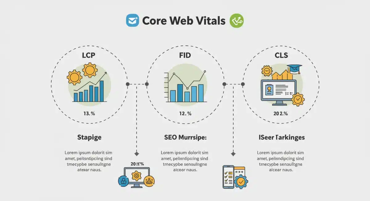 Infografía detallada sobre los Core Web Vitals y su impacto en la experiencia de usuario.