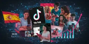 Futuro del marketing digital en España con TikTok y vídeo corto, mostrando aumento de engagement.