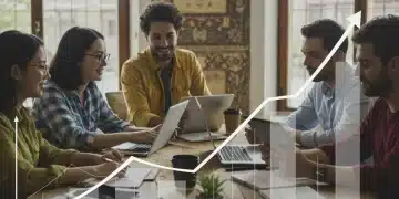 Ayudas Emprendimiento España 2026: Subvenciones hasta 50.000€ para Startups Innovadoras Emprendedores colaborando en España, simbolizando innovación y crecimiento de startups con nuevas ayudas.