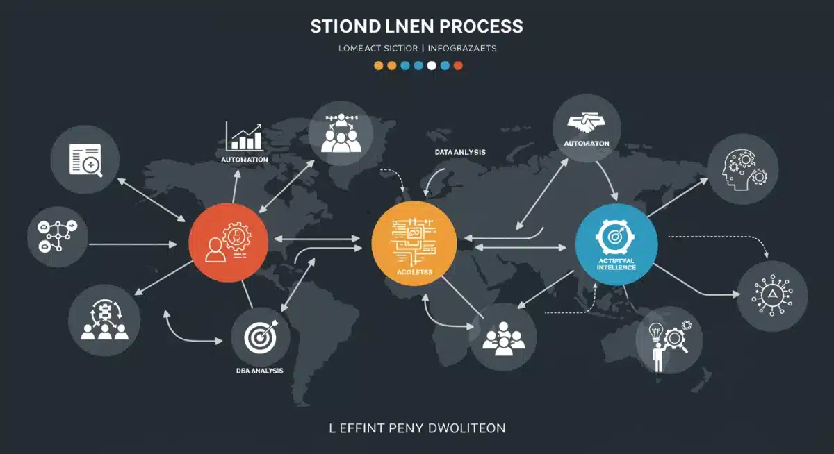 Infografía de optimización de procesos y automatización para PYMES en 2026