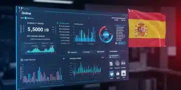 Panel de control de e-commerce exitoso mostrando más de 50.000 pedidos mensuales en una plataforma española en 2026.