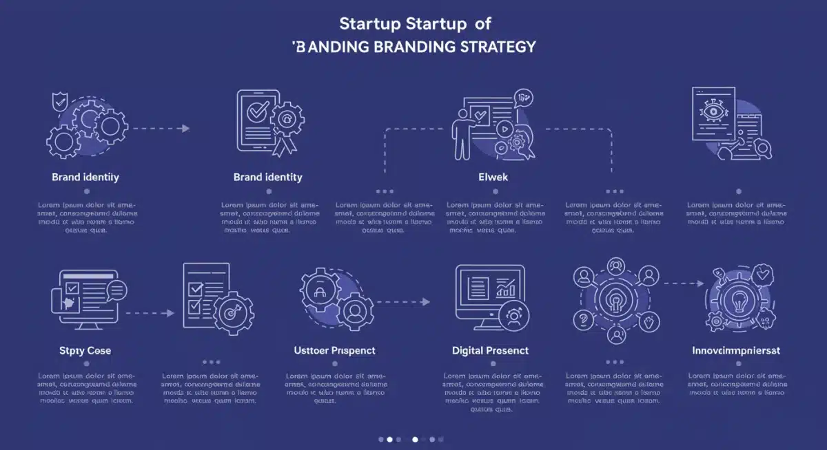 Infografía detallada de los pilares clave de una estrategia de branding exitosa.