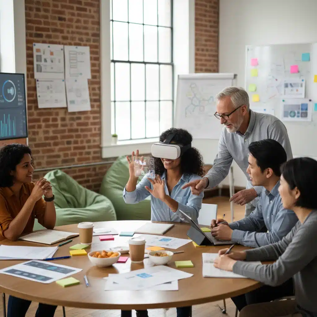Clientes dando feedback sobre un prototipo de producto