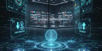 AI for Supply Chain: Cutting Retail Costs 10% by 2026 AI-powered digital supply chain optimizing retail logistics for cost savings.