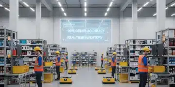 Automated warehouse operations demonstrating high order accuracy in e-commerce