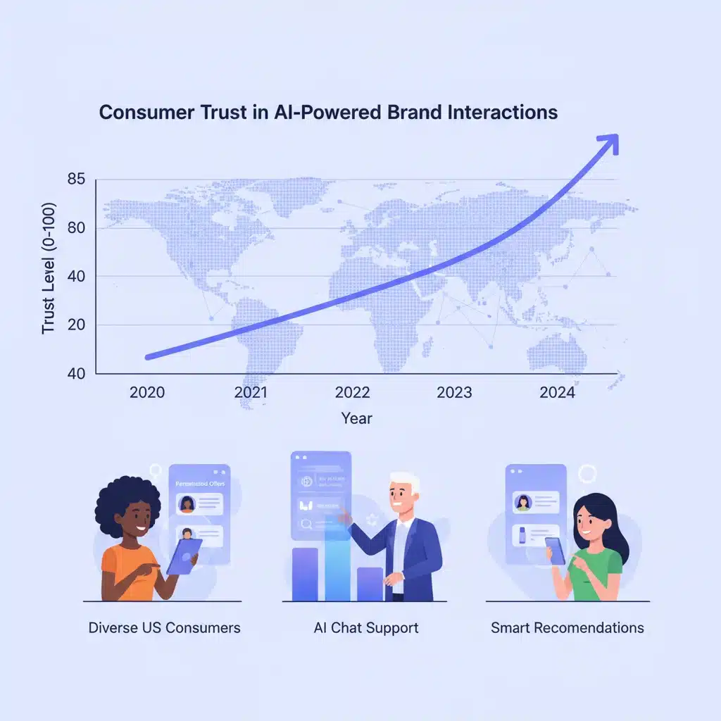 Consumer trust in AI-powered brand interactions in the US