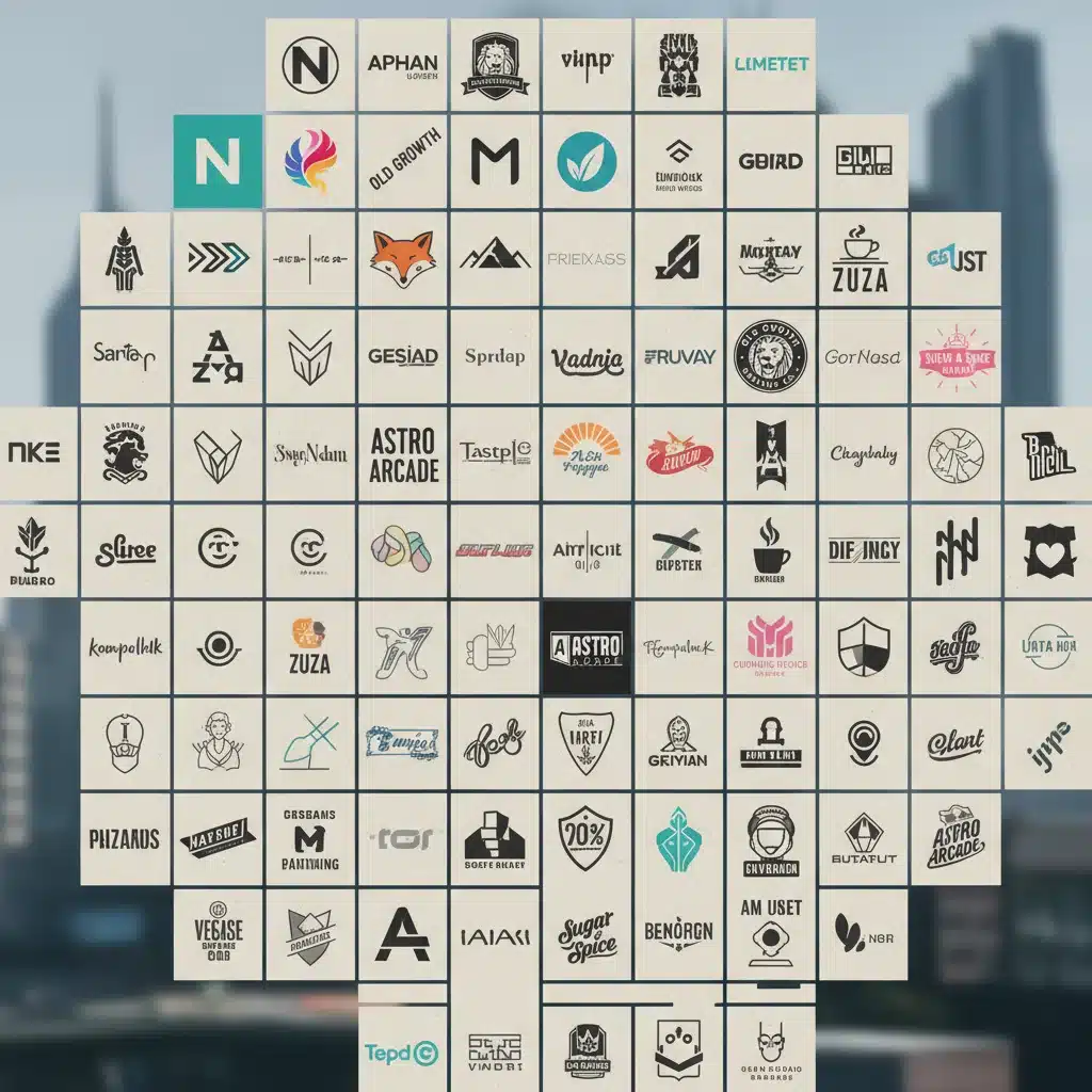 Diverse brand logos illustrating various effective visual branding strategies.