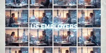 Future of remote work operations for US employers in 2026, with diverse team collaborating virtually.