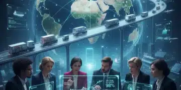 Global supply chain network with digital data, US retailers strategizing for resilience