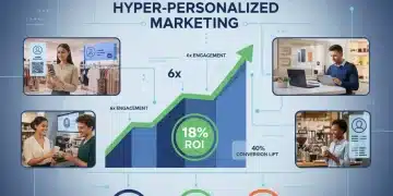 Infographic showing 18% ROI from hyper-personalized marketing in US retail