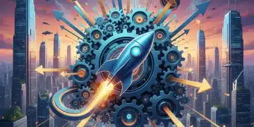 Illustration showing new regulations impacting US startup growth in 2026