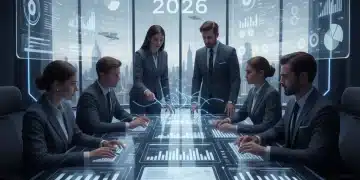 Professionals analyzing vendor performance data on screens in a modern office, representing effective vendor relationship management.