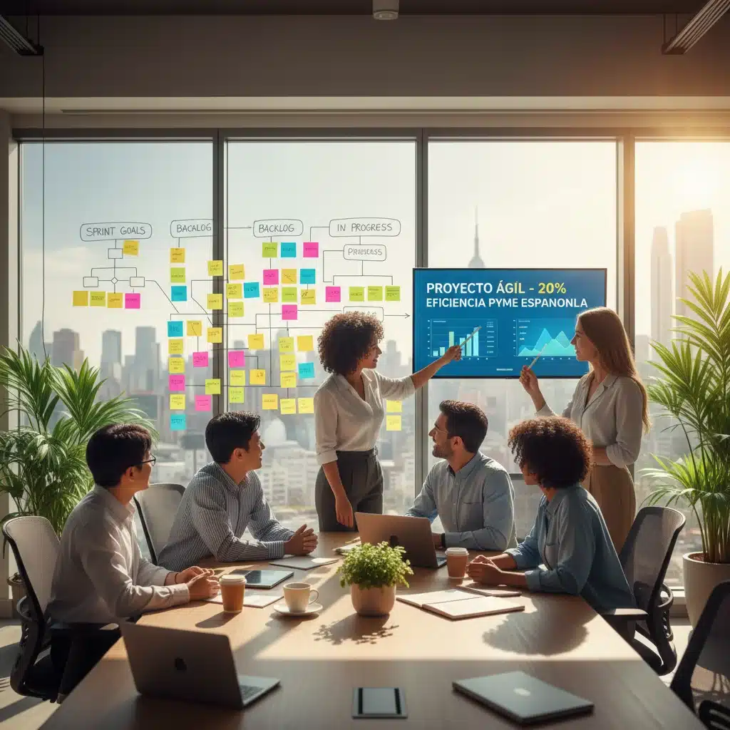 Agile Methodologies in Project Management: 20% Efficiency Boost for Spanish SMEs