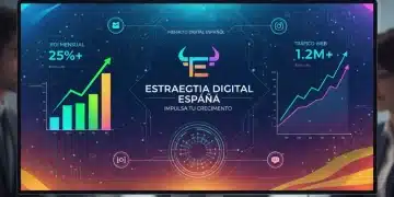 Personalización del Branding Digital en España: Aumenta tu Engagement un 25% en 2026 Diseño de branding digital personalizado con elementos españoles y gráficos de crecimiento