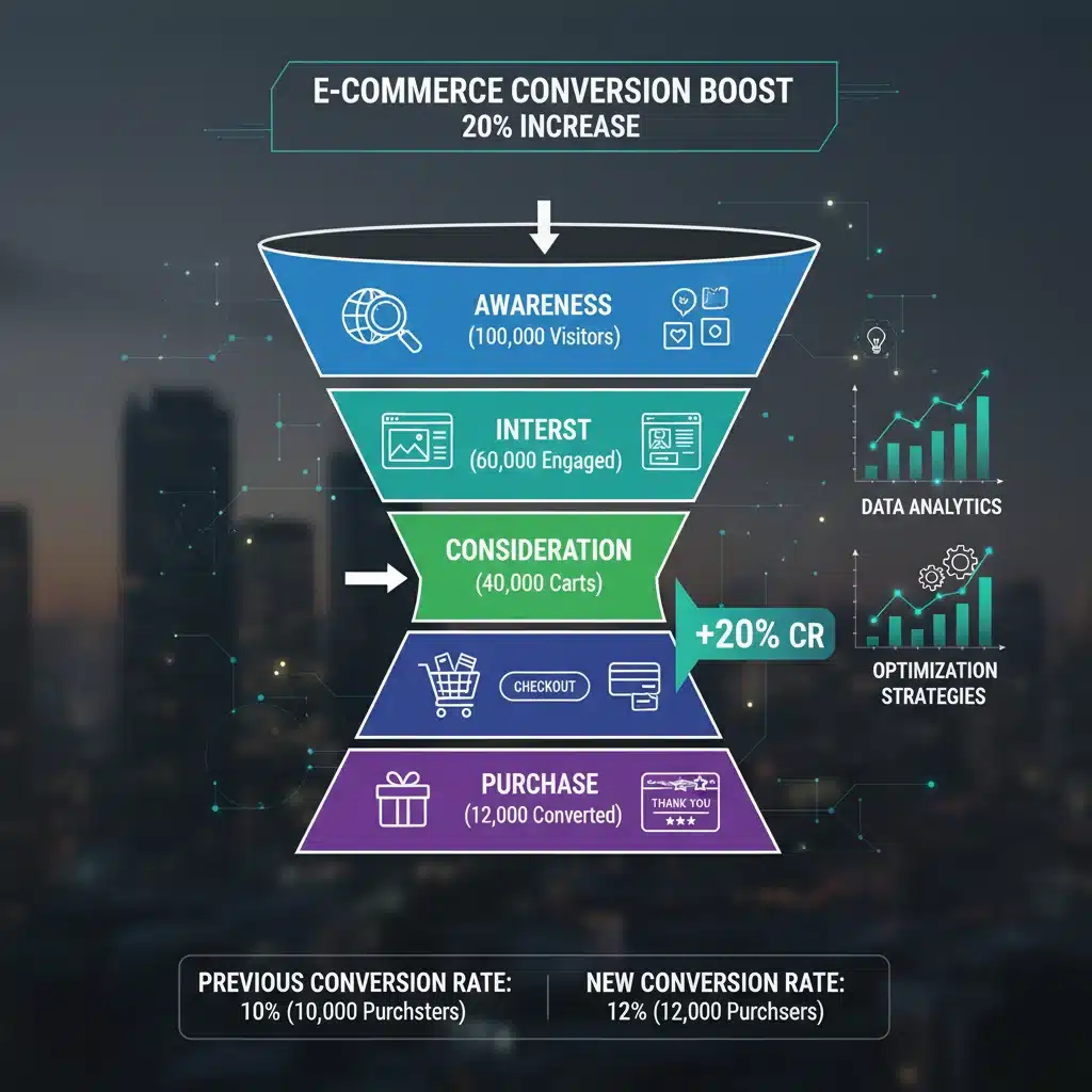 E-commerce 2026: Cómo Aumentar la Conversión un 20% en 4 Semanas
