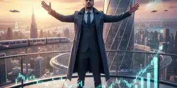 Emprendimiento de Éxito 2026: La Historia de un Negocio Millonario Emprendedor exitoso mirando el futuro de su negocio millonario en 2026