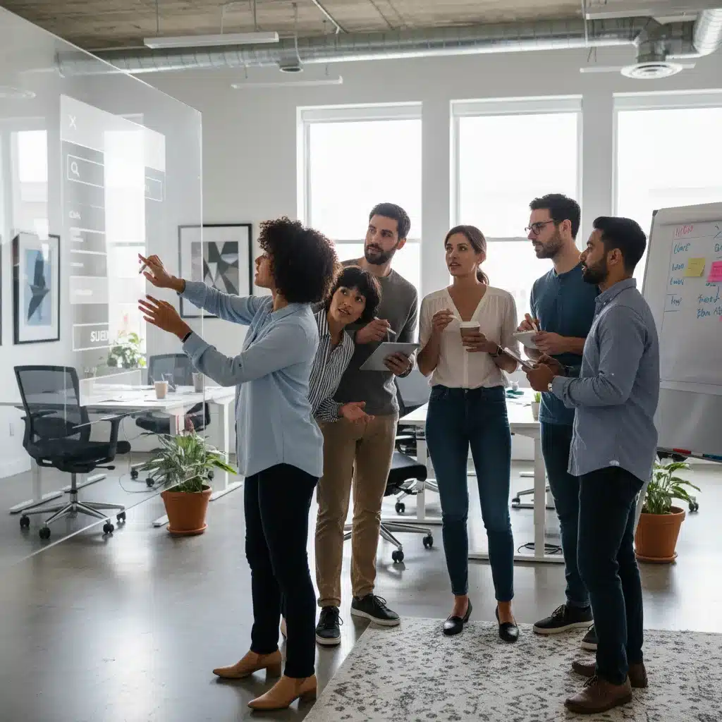 Equipo de diseño UX colaborando en un proyecto digital