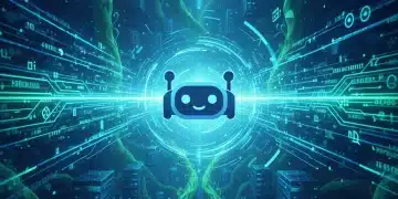 Optimización de la Tasa de Rastreo 2026: Guía Definitiva para Googlebot Googlebot rastreando un sitio web futurista con datos fluyendo eficientemente.