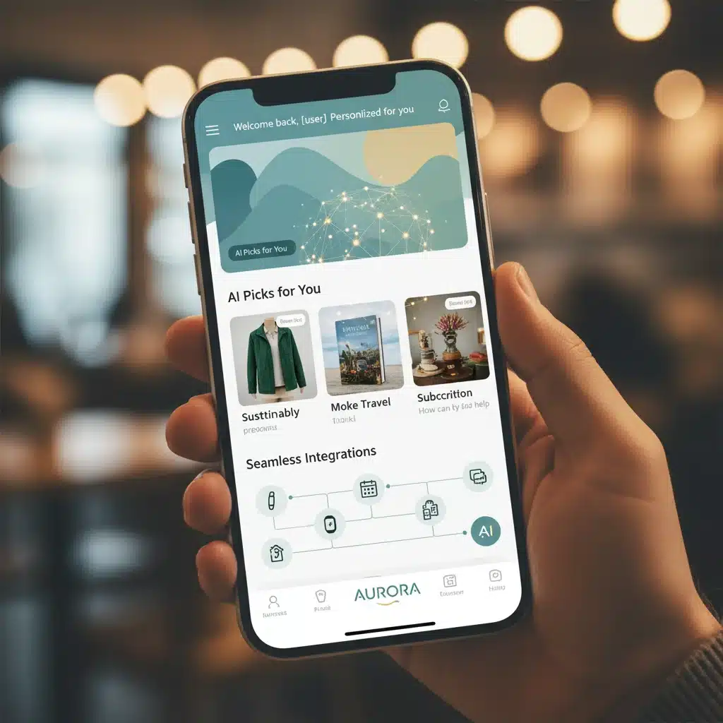 Experiencia de usuario personalizada con inteligencia artificial en branding digital