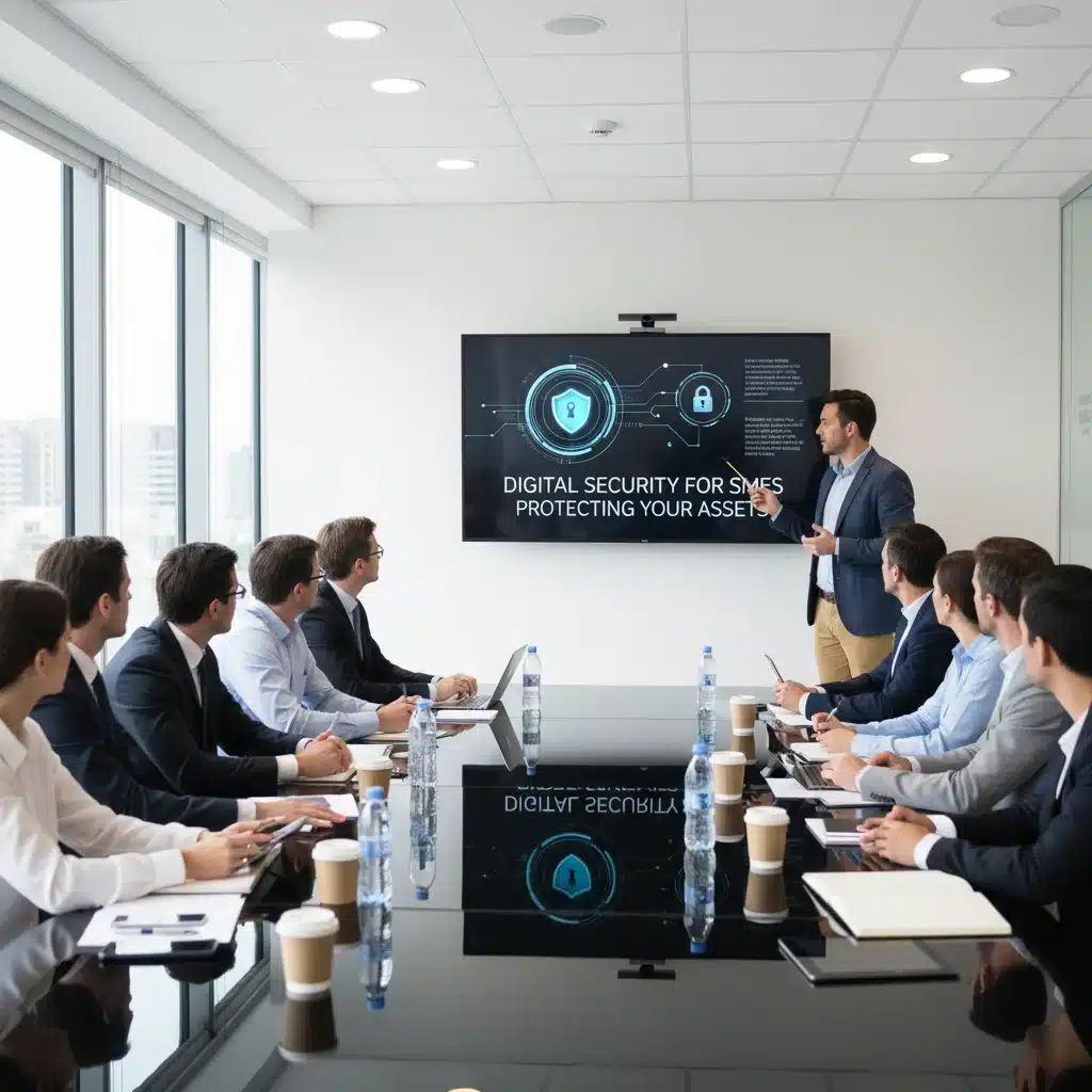 Profesionales pymes en taller de ciberseguridad y protección de datos